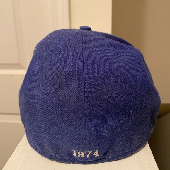 Atlanta Braves 1974 Cooperstown Collection Blue & Red Vintage Lowercase A Hat - Picture 5 of 7